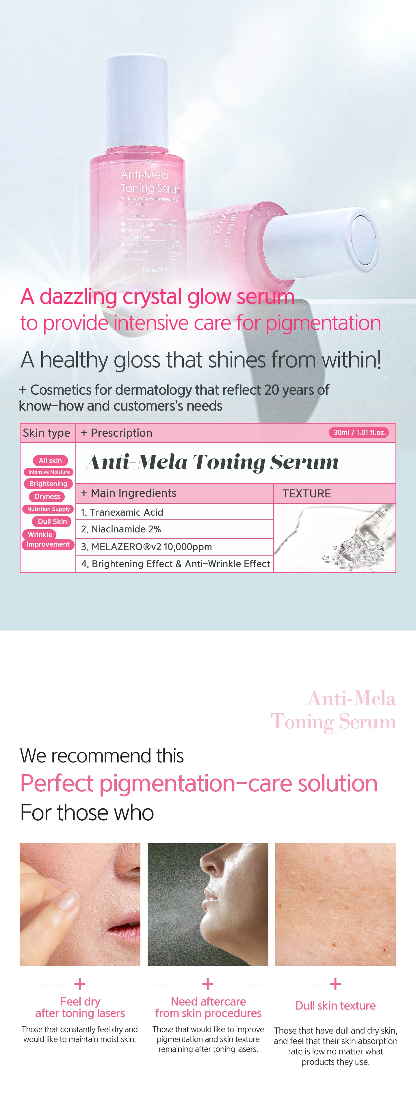 Dr. Esthe Anti Mela Toing Serum 30ml
