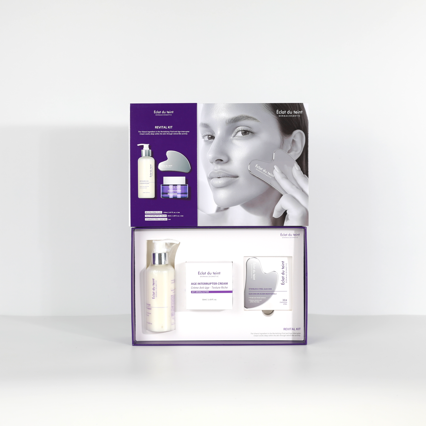 Eclat Du Teint Revital Gua Sha Kit (PRO)