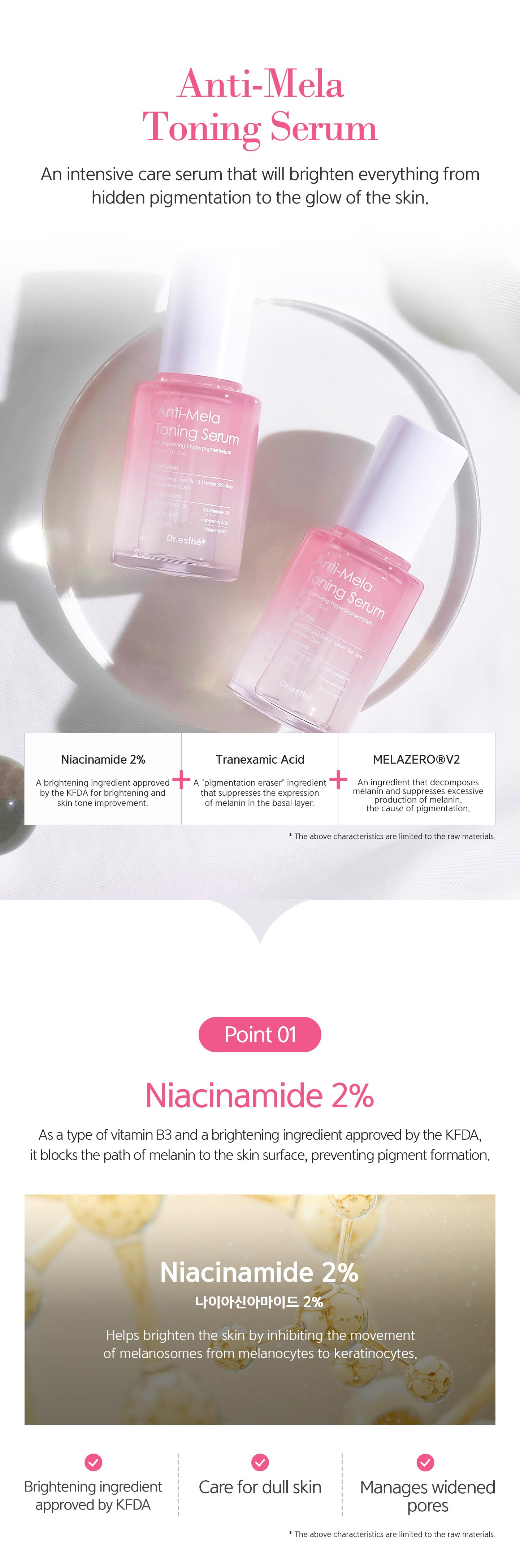 Dr. Esthe Anti Mela Toing Serum 30ml