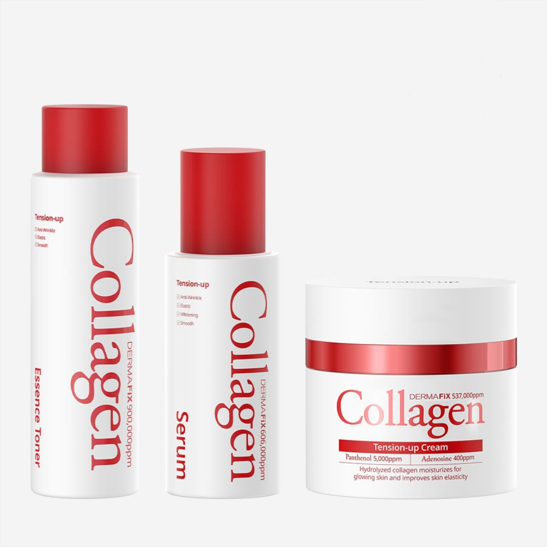 Dermafix Tension Up Collagen Skincare 3-piece set