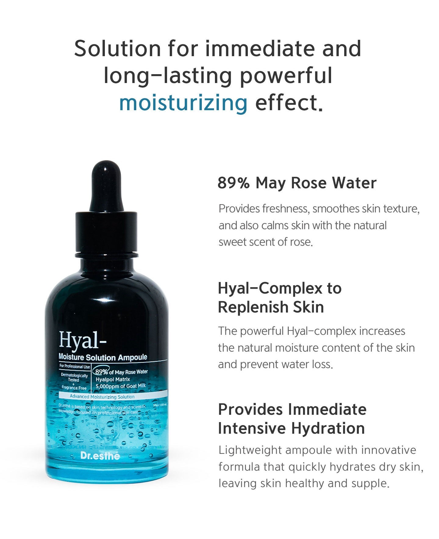 Dr. Esthe Hyal-Moisture Ampoule 52ml