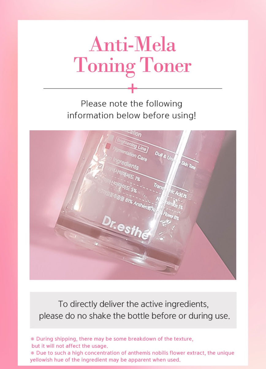 Dr. Esthe Anti Mela Toning Toner 100ml