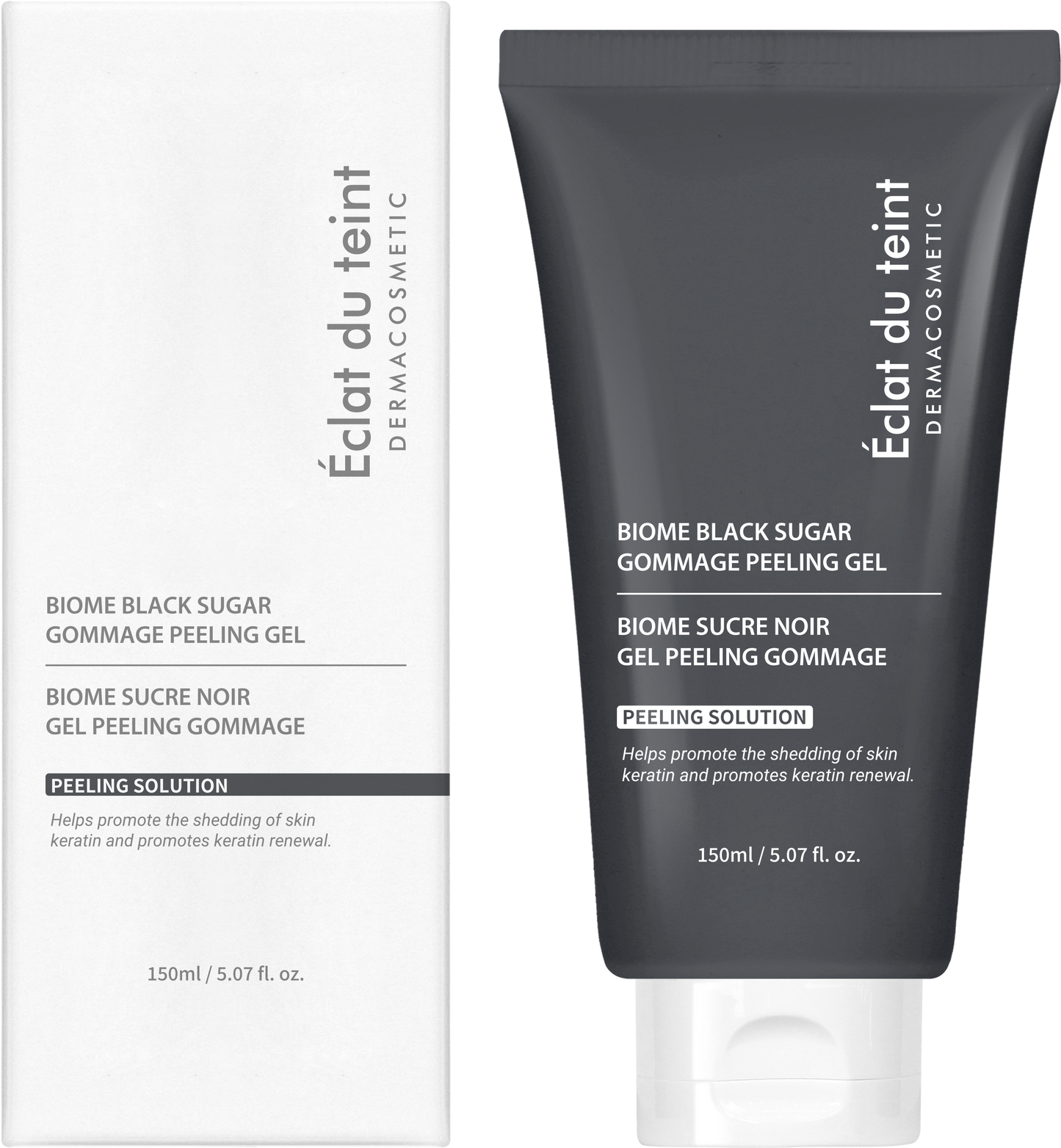 Éclat du teint Biome Black Sugar Gommage Peeling Gel 150 ml (EST)