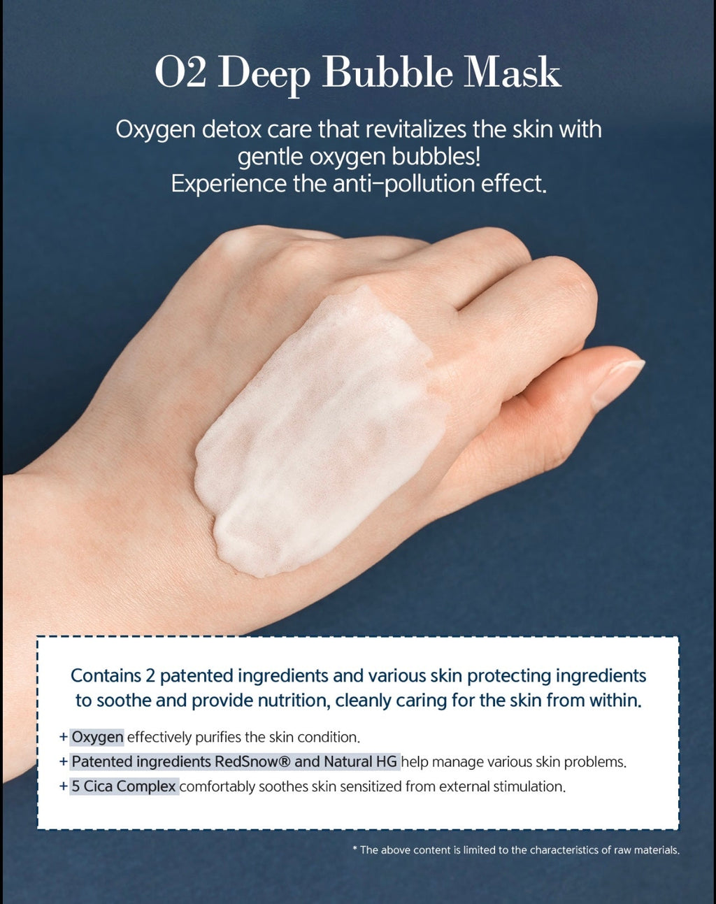 Dr. Esthe O2 Deep Bubble Mask 500ml