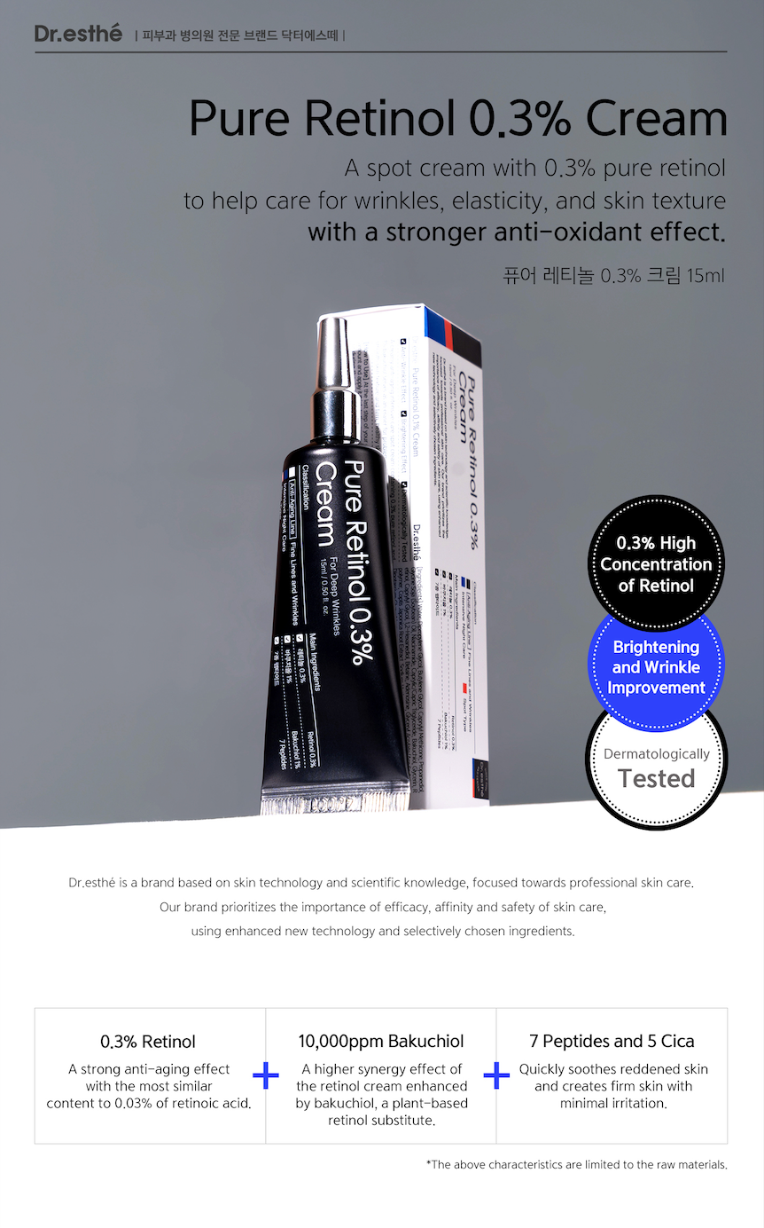 Pure retinol 0.3% Cream 15 ml