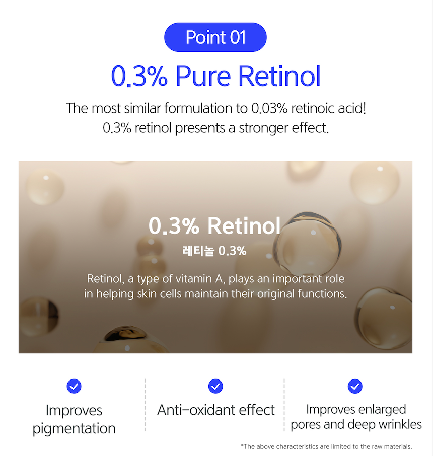 Pure retinol 0.3% Cream 15 ml