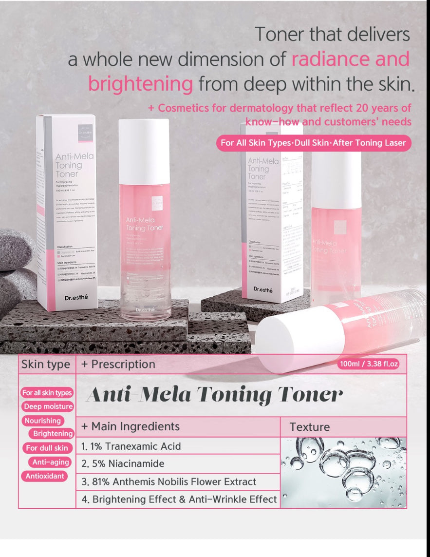 Anti-Mela Toning Toner 100ml