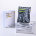 In Your Heart Dermavive B3 Bright Water Fit Mask packaging, including a white outer box, a black foil packet, and three stacked white boxes on a clean white background.