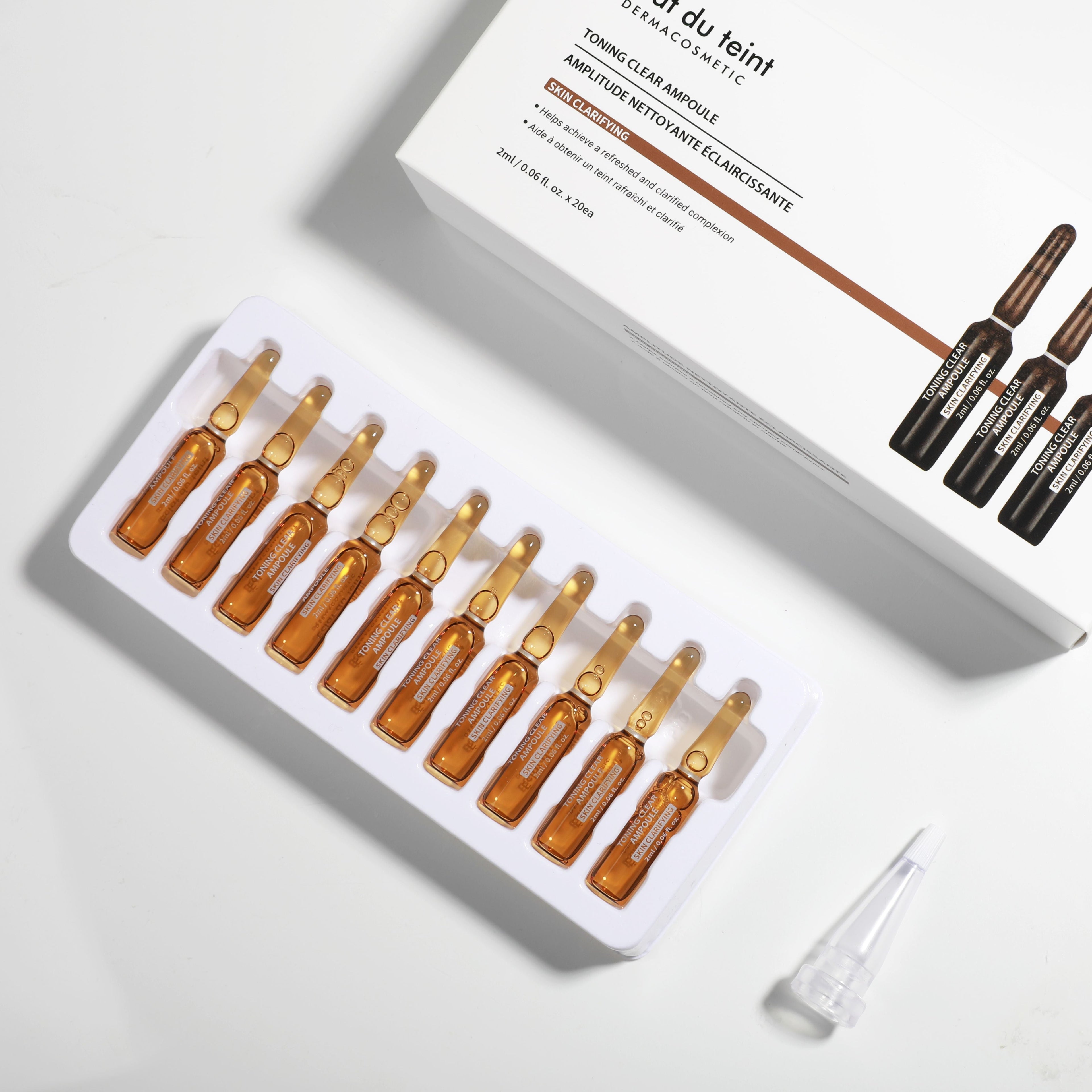 Éclat du teint Toning Clear Ampoule 2 ml*20 ea (PRO)