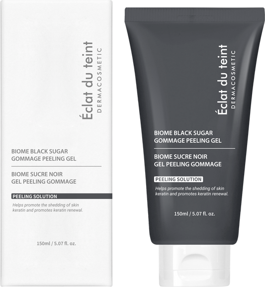 Éclat du teint Biome Black Sugar Gommage Peeling Gel 150 ml (EST)